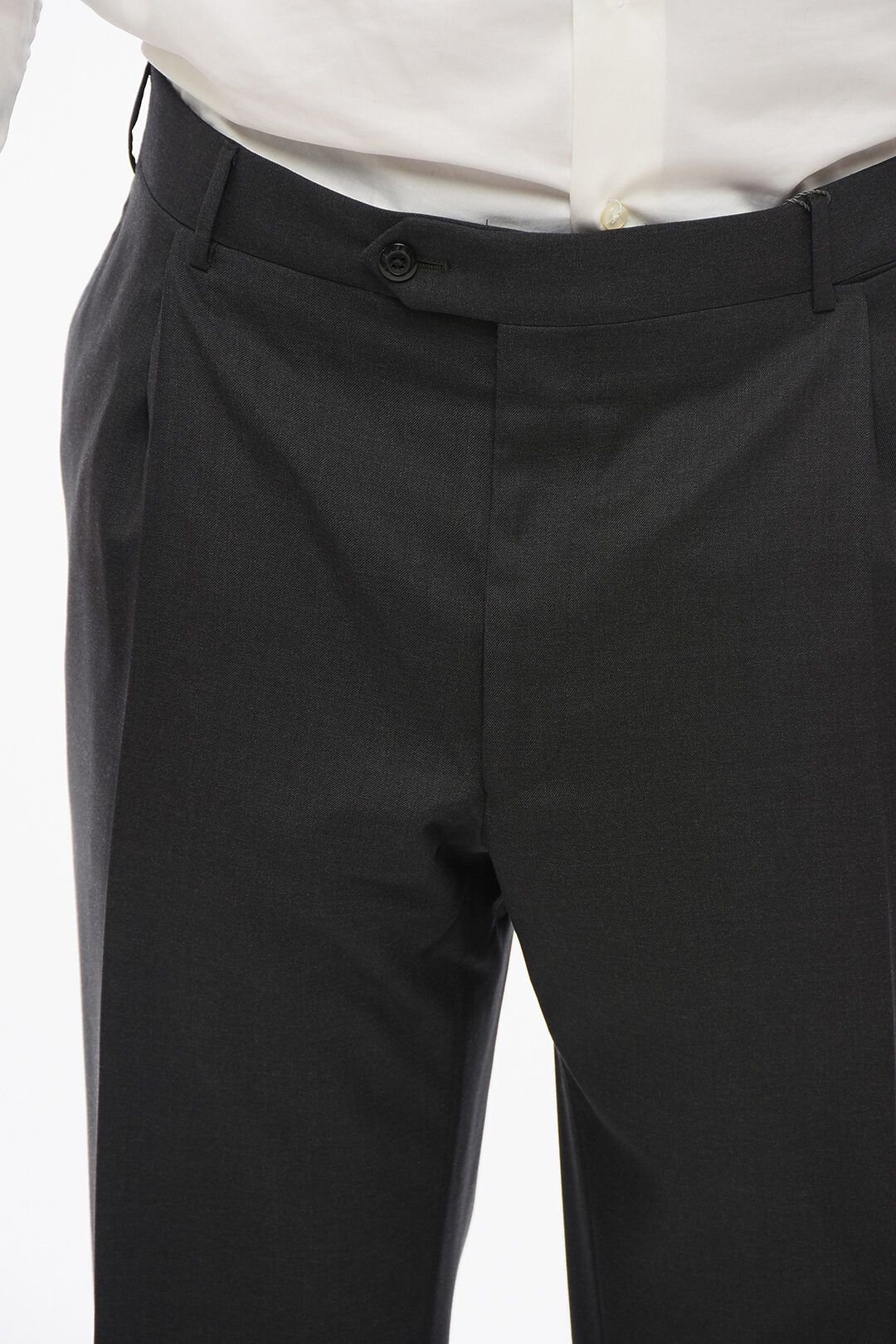 버진 울 팬츠 Virgin Wool MANTUA Pants with Concealed Closure 687623