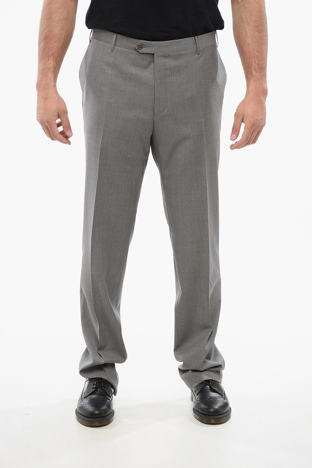 버진 울 팬츠 Virgin Wool LEADER Pants with Concealed Closure 687255