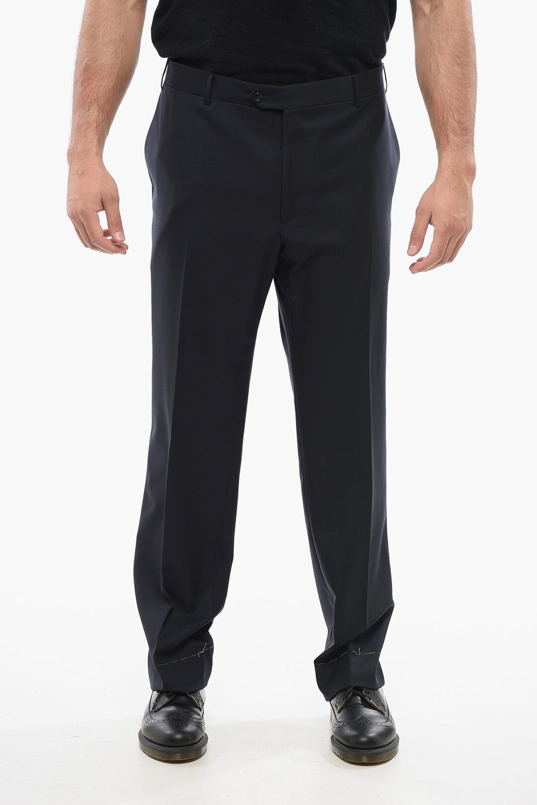 버진 울 팬츠 벨트 Virgin Wool MANTUA Pants with Belt Loops 687254