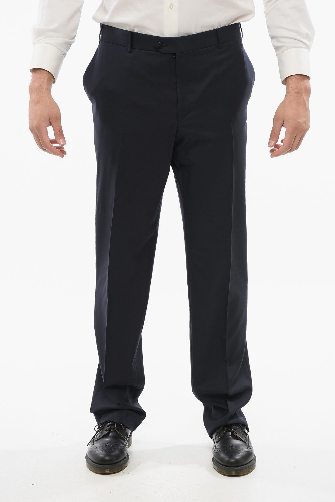 버진 울 팬츠 히든 Virgin Wool MANTUA Pants with Hidden Closure 687451
