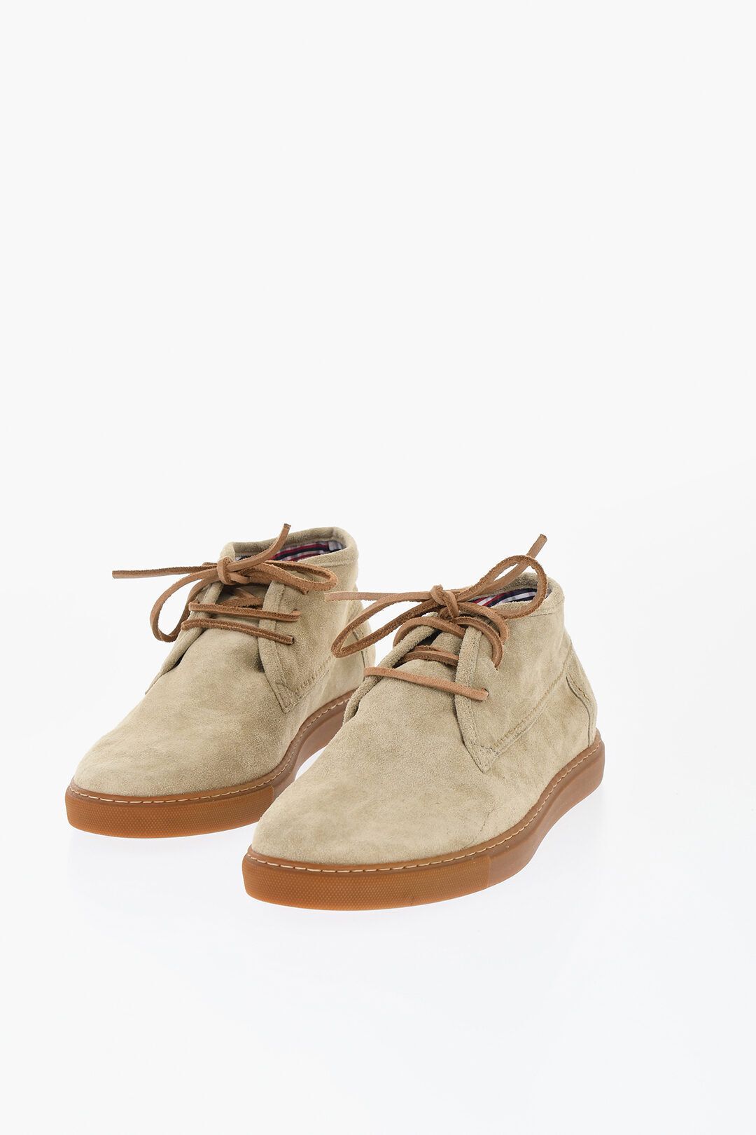 스웨이드 데저트 부츠 ID Suede Desert Boots with Checked Inner 655253