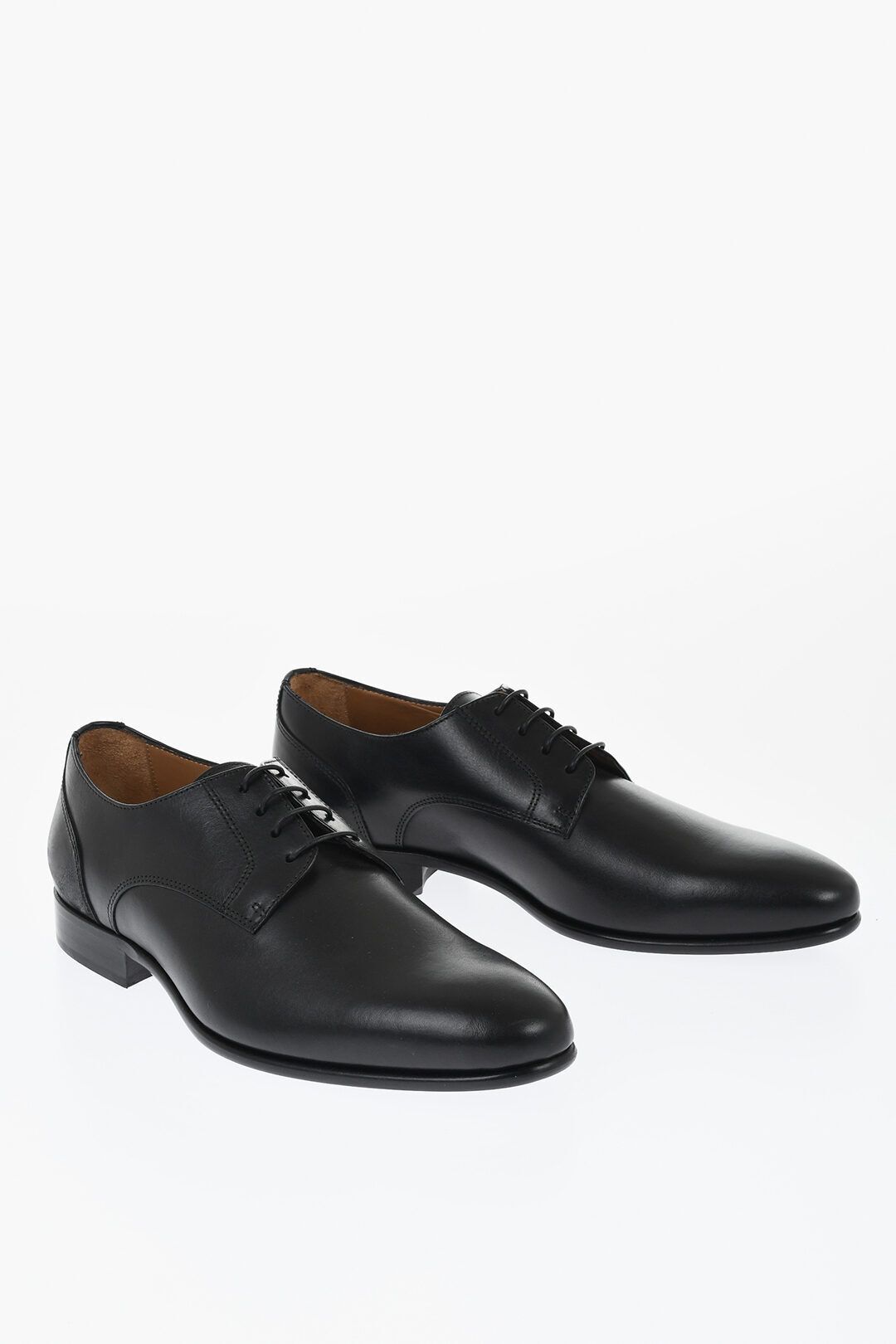 솔리드 컬러 가죽 더비 신발 Solid Color Leather Derby Shoes 655263