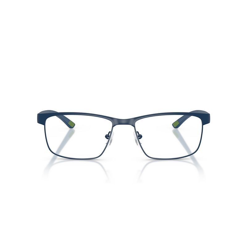 남성 Men's Rectangle Eyeglasses, AX1070 21911105 Matte Dark Blue