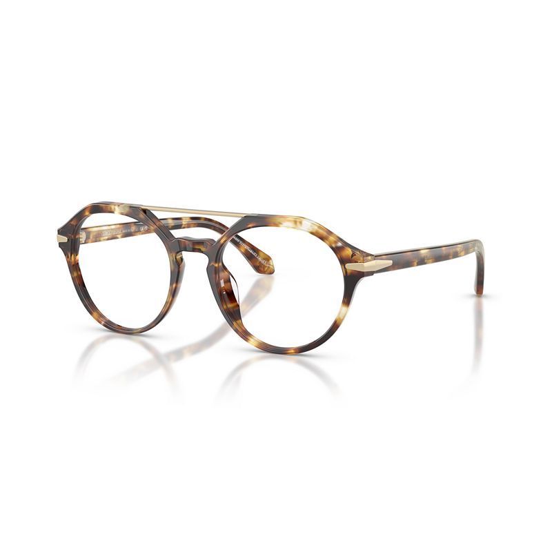 남성 라운드 Men's Round Eyeglasses, AR7278U 21911098 Havana Gialla