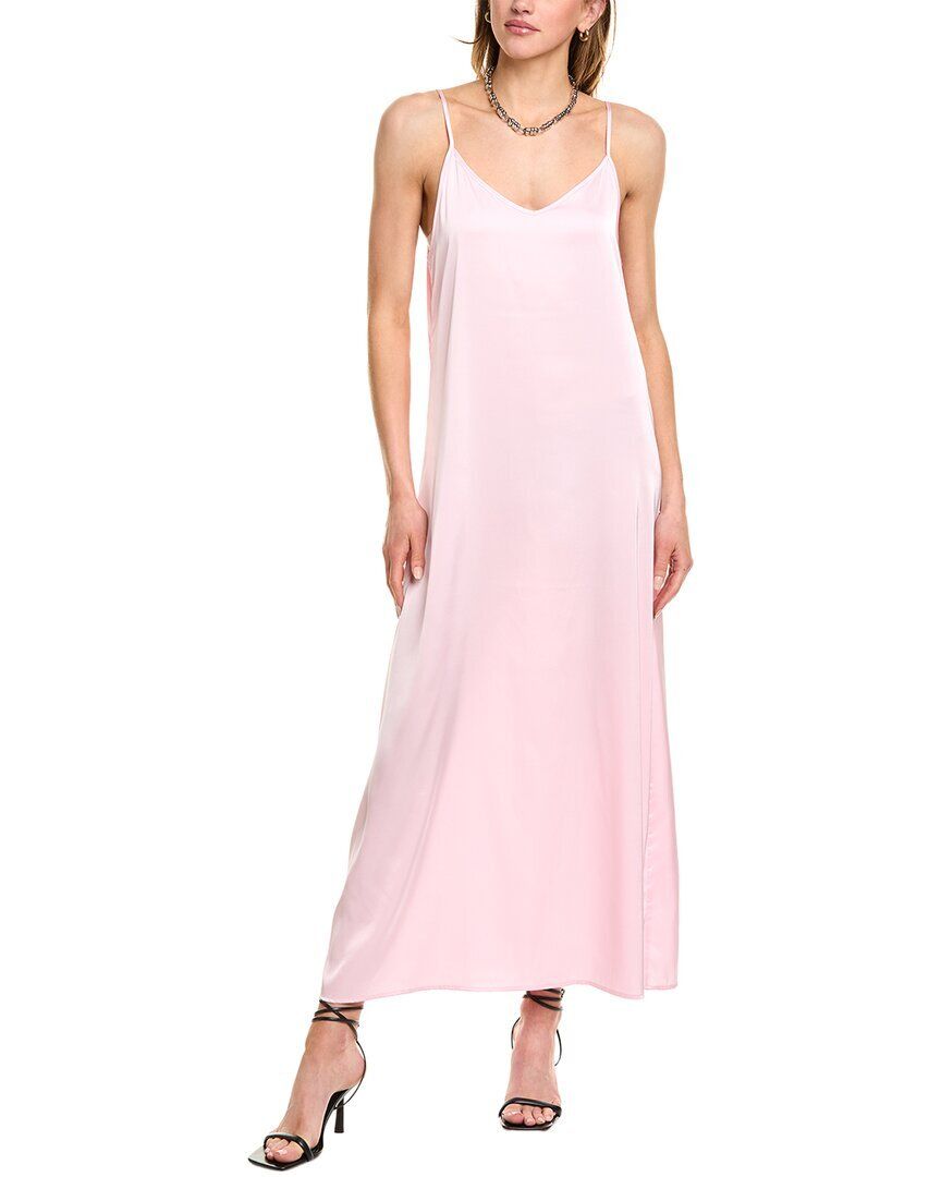 포인트 새틴 슬립 드레스 Point Satin Slip Dress 1411691343