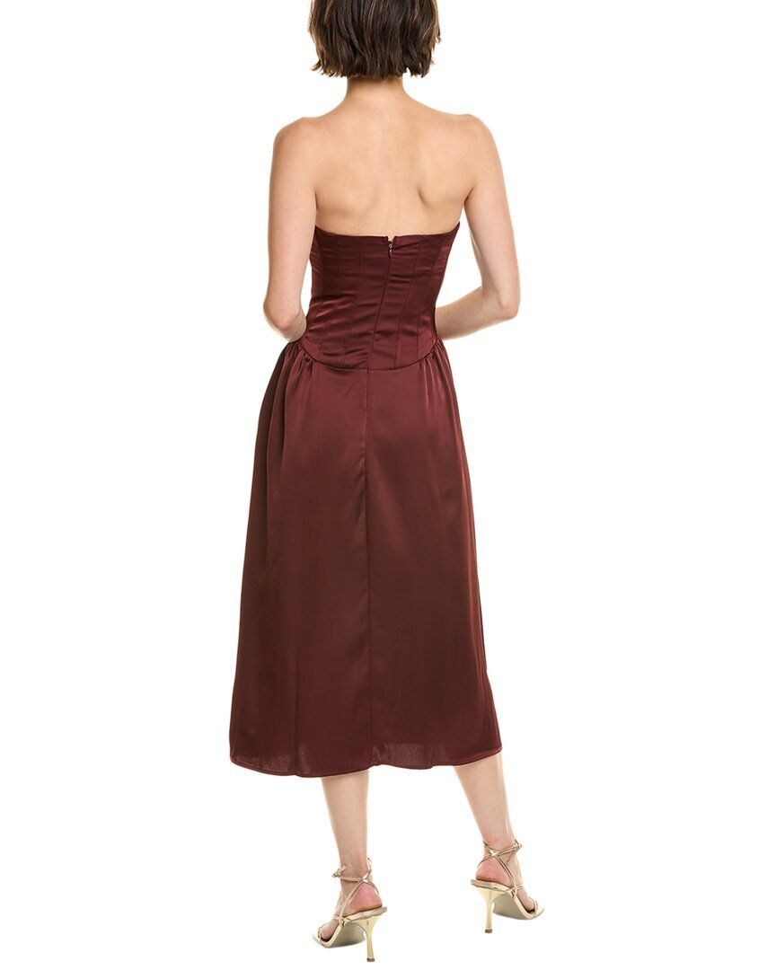 코르셋 미디 드레스 WeWoreWhat Corset Column Midi Dress 1411388205
