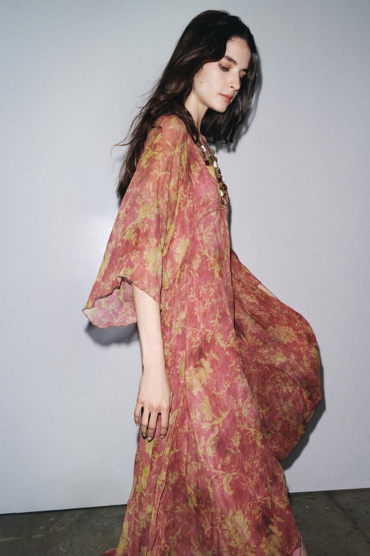 컬렉션 플로랄 프린트 드레스 ZW COLLECTION FLORAL PRINT DRESS 447372002