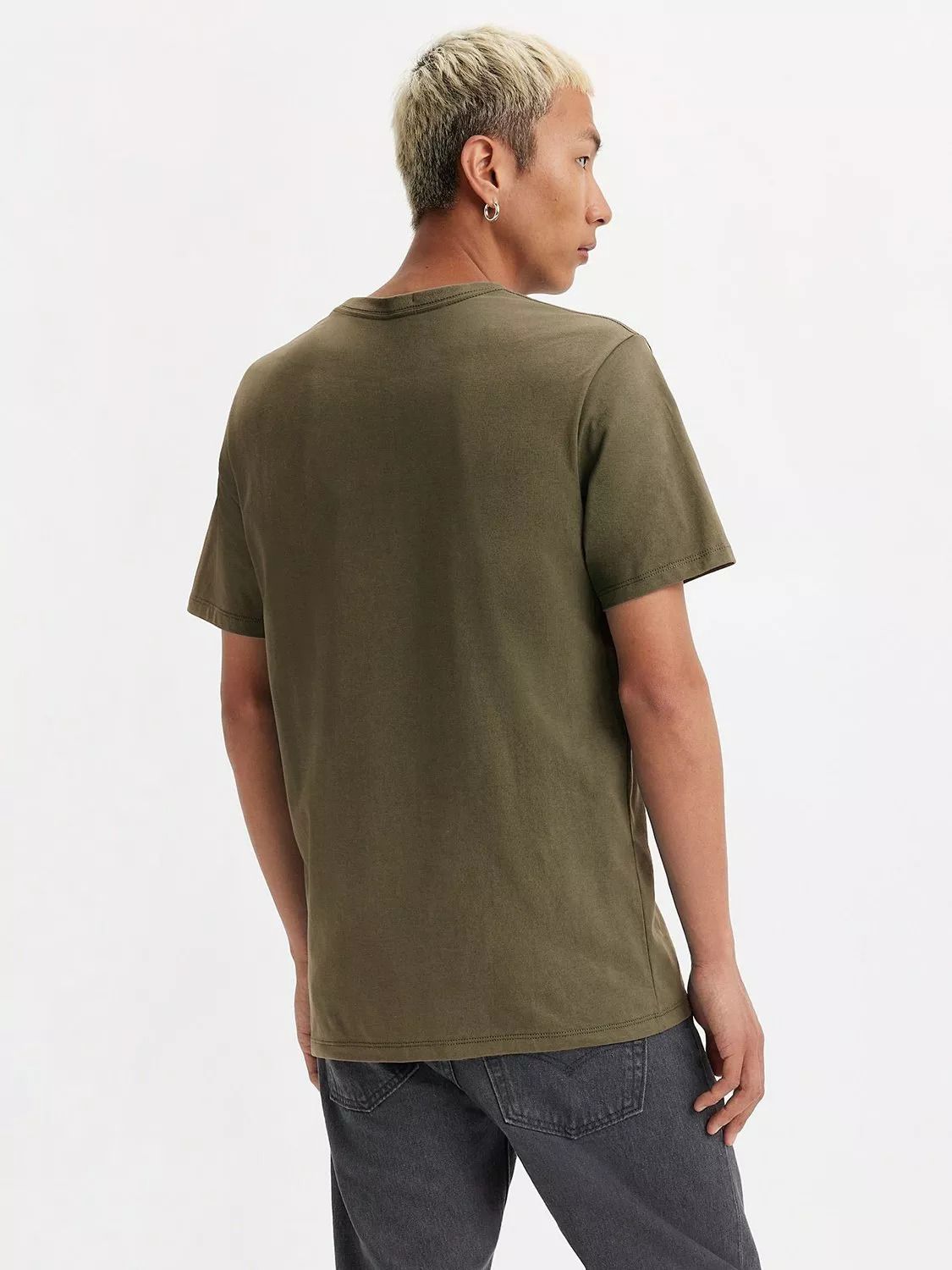 오리지날 티셔츠 올리브 Original Housemark T-Shirt, Olive 113601452