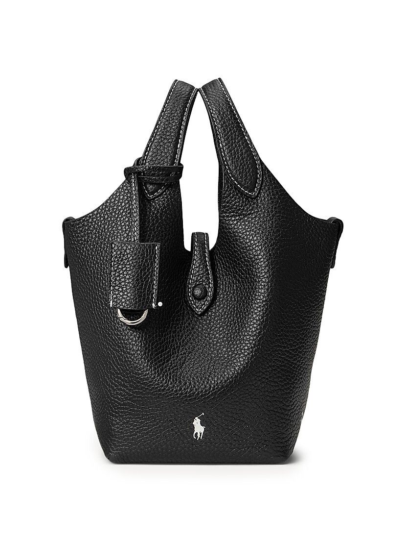 미니 플레이 가죽 토트 가방 Mini Play Leather Tote Bag 0400022822103 BLACK