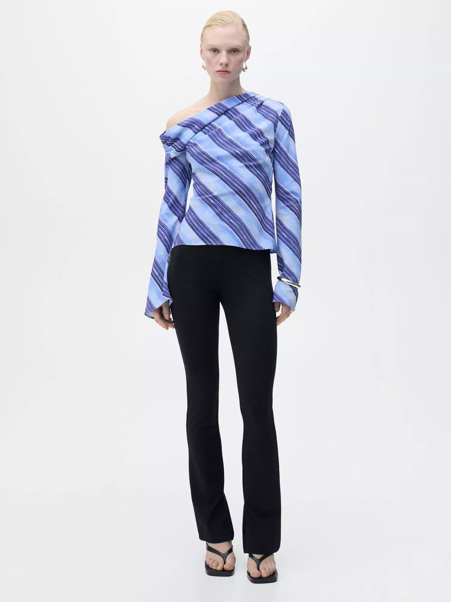 블라우스 파스텔 블루 Celeste Blouse, Pastel Blue 113517344