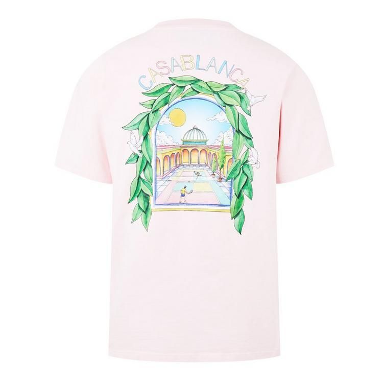 남성 그래픽 코튼 테니스 클럽 티셔츠 Men's Graphic Cotton L'Arche Tennis Club T-Shirt 52835206