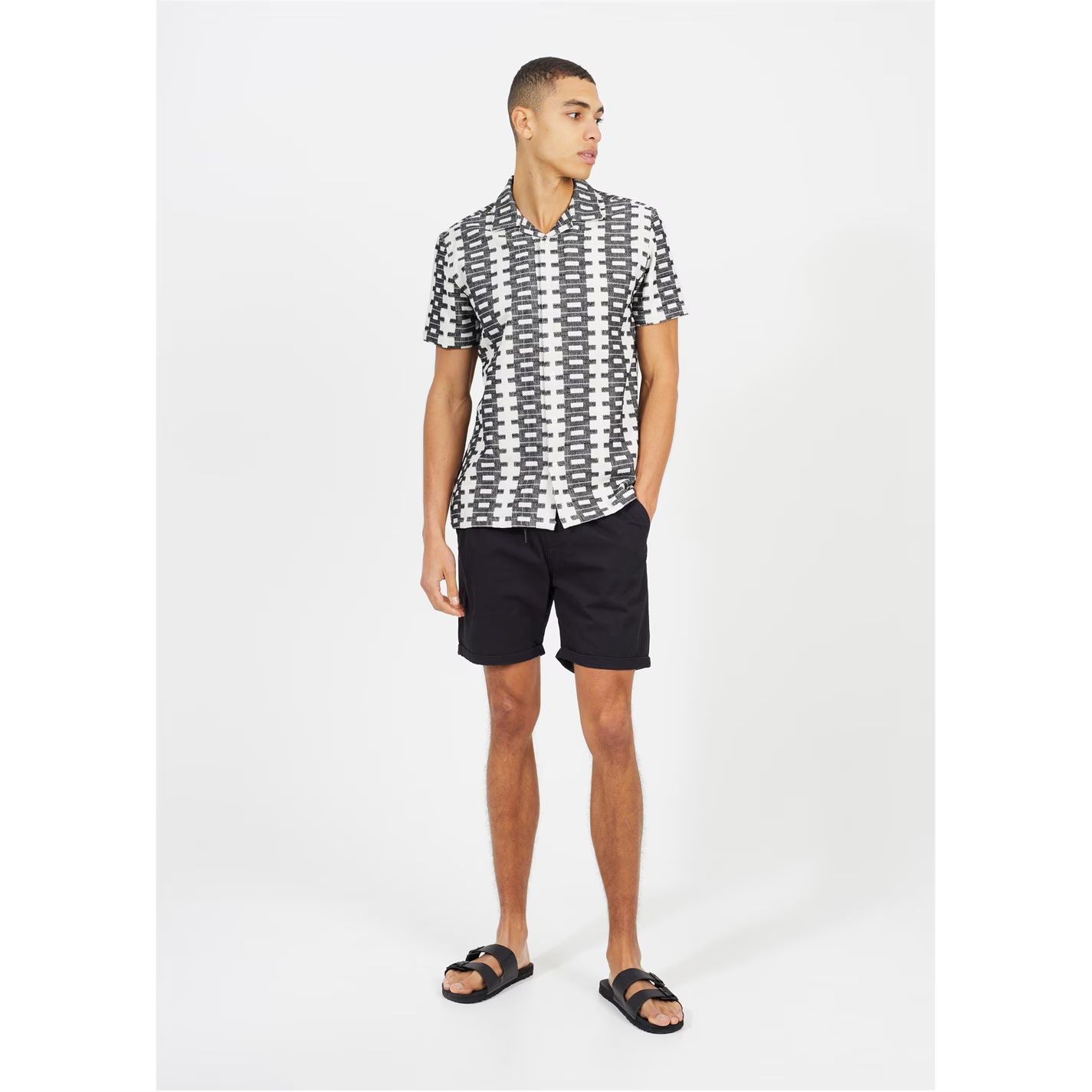 트윌 치노 바지 블랙 Twill Chino Shorts Black 47818603