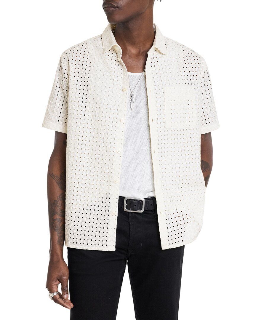 넥 카라 셔츠 John Varvatos Dan Camp Collar Shirt 1010332929