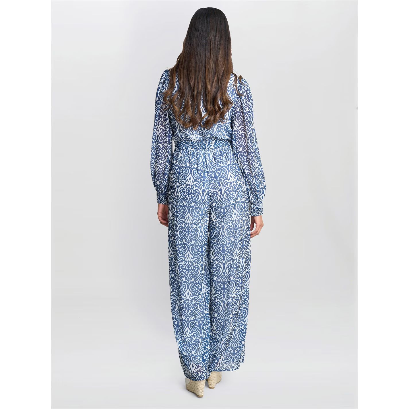 쉬폰 점프수트 블루 Kourtney Chiffon Jumpsuit BLUE 30646818