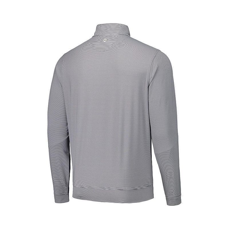 남성 그레이 스트라이프 퍼포먼스 반집업 탑 Men's Gray San Diego Padres Perth Sugar Stripe Performance Quarter-Zip Top 22089064 Gray