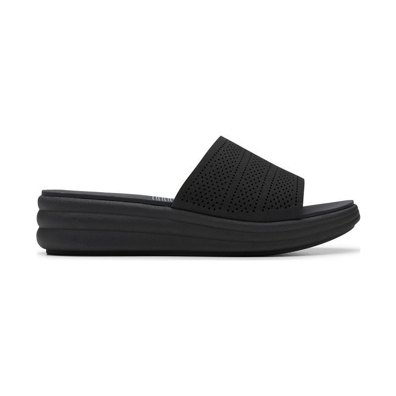 드리프트 트위스트 슬립온 플랫 샌들 Cloudsteppers Drift Twist Slip-On Flat Sandals 20997360 Black