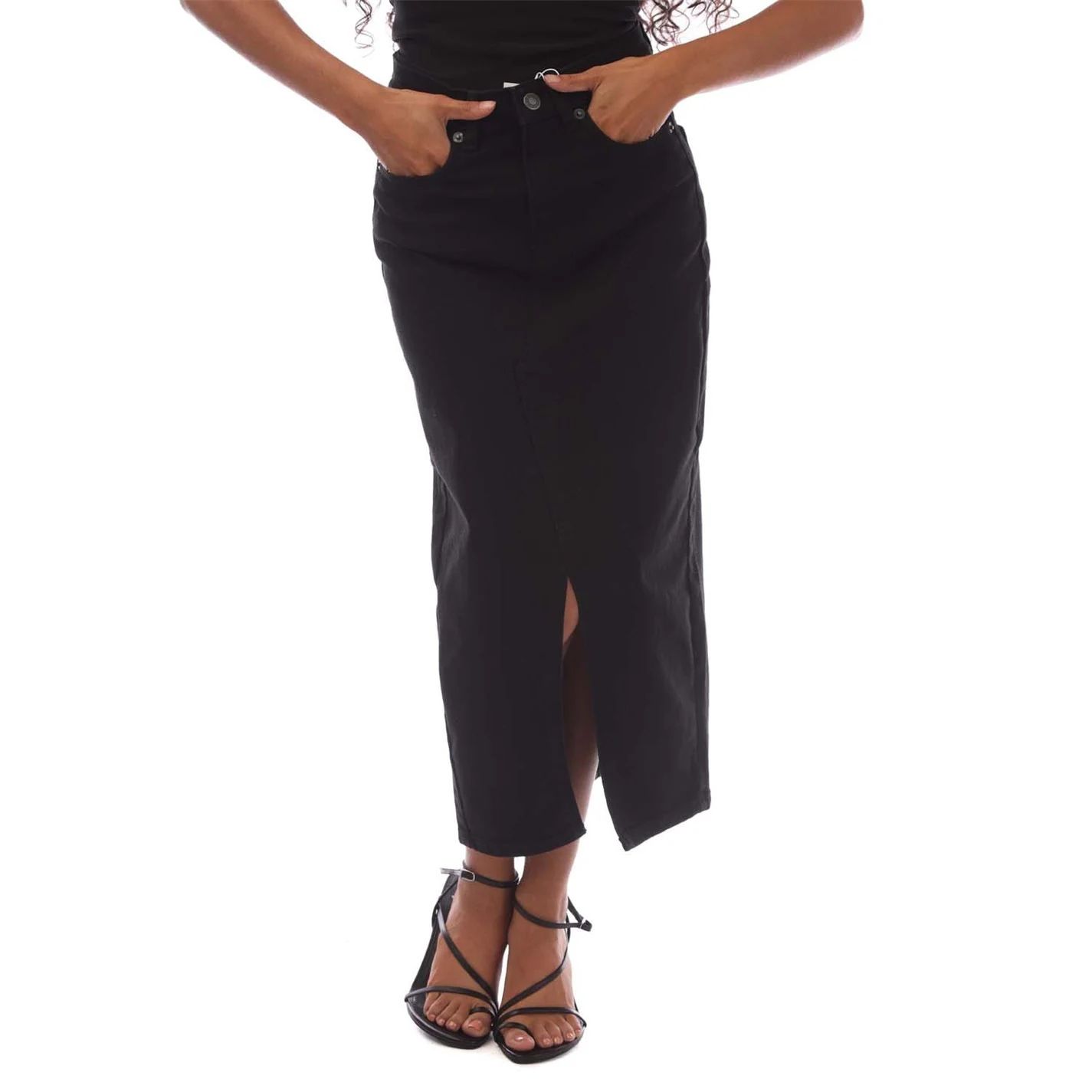 데님 스커트 블랙 Siri Denim Skirt Black 29439603