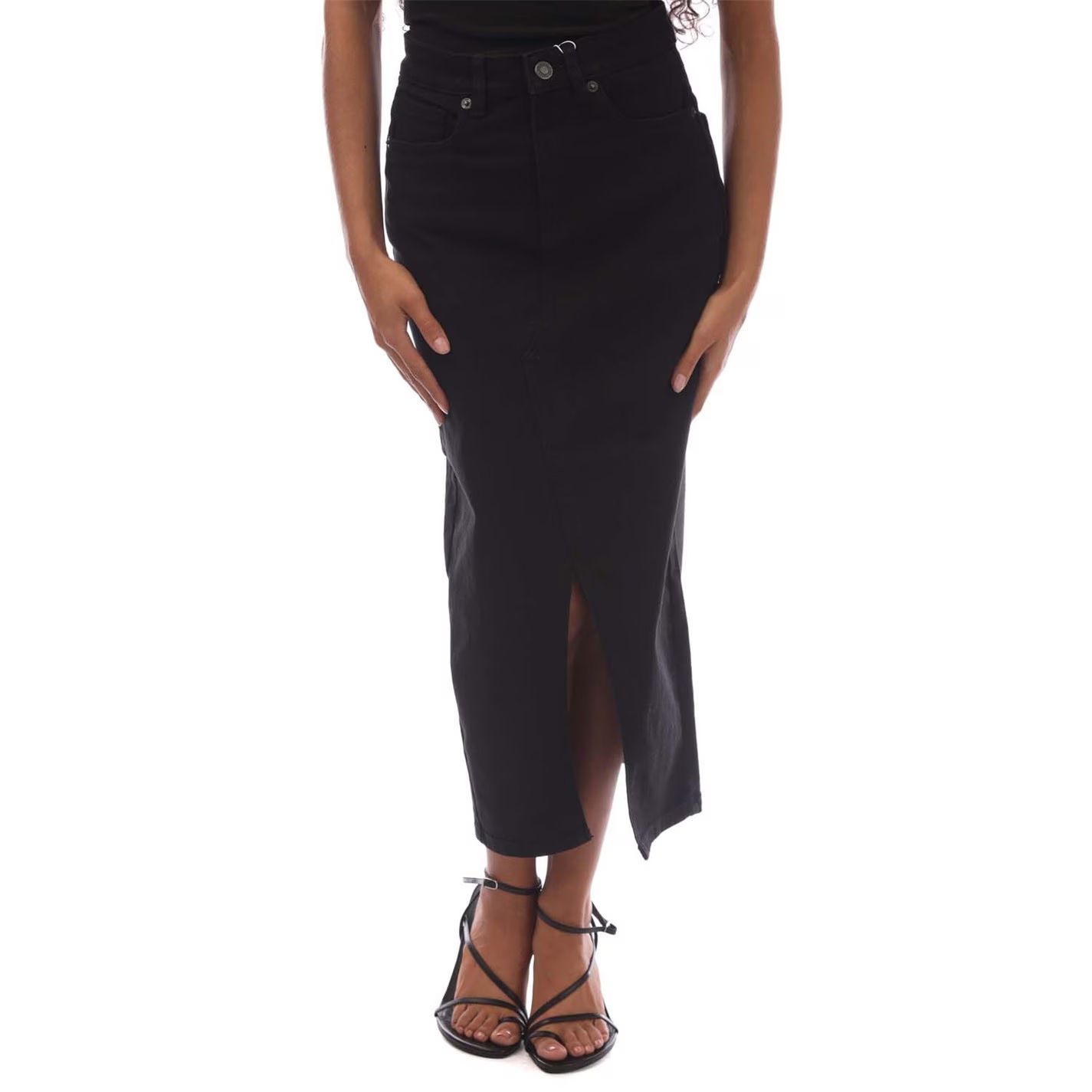 데님 스커트 블랙 Siri Denim Skirt Black 29439603