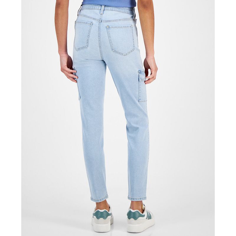미드 라이즈 카고 스키니 데님 Juniors' Mid-Rise Cargo Skinny Jeans 20004456 Light Wash
