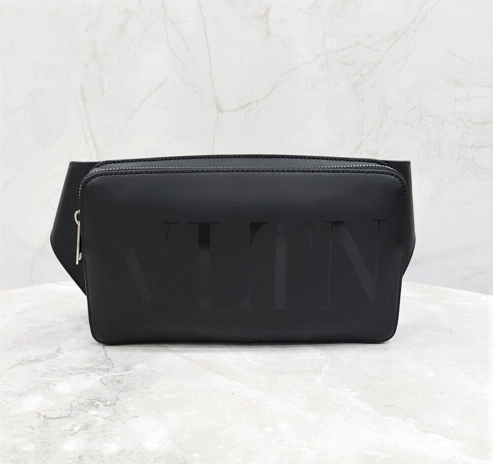 Valentino Black Garavani Leather Hip Bag 1Y0B0719 134528013
