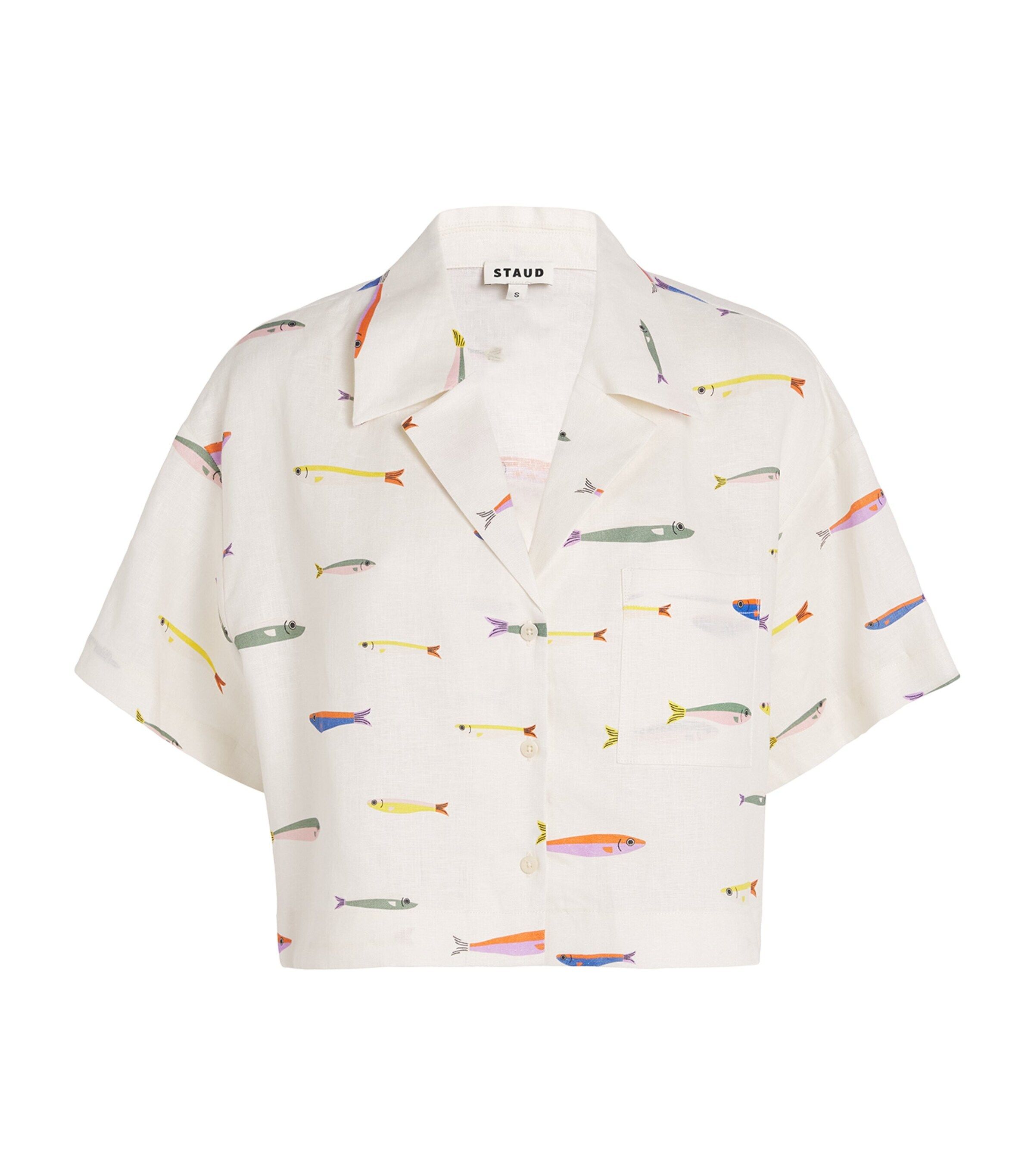 린넨 크롭 셔츠 Linen Cropped Daya Shirt 000000000007799569