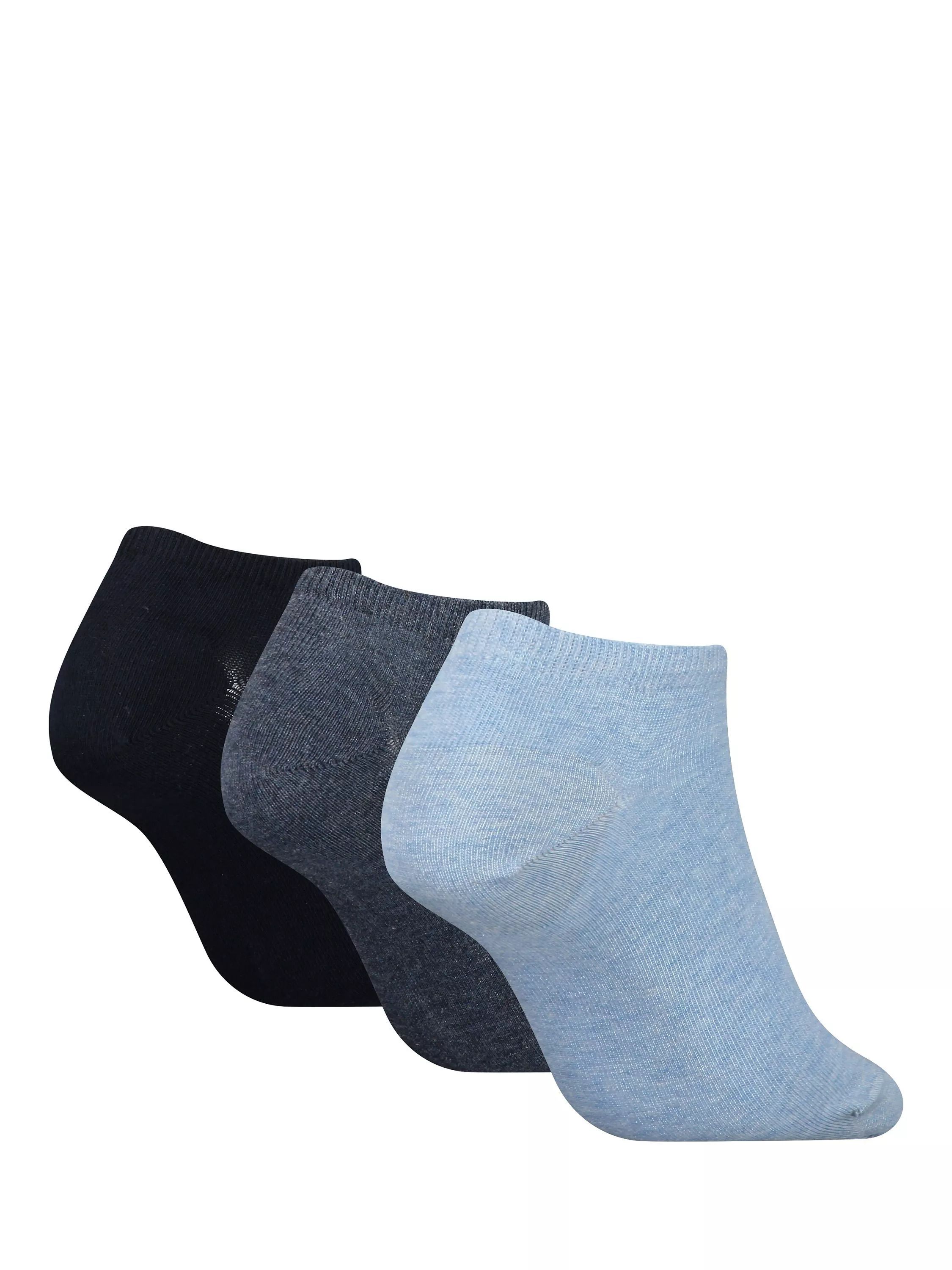 끌로에 라이너 삭스 팩 오브 Chloe Liner Socks, Pack of 3 109826857 Blue Melange - 006