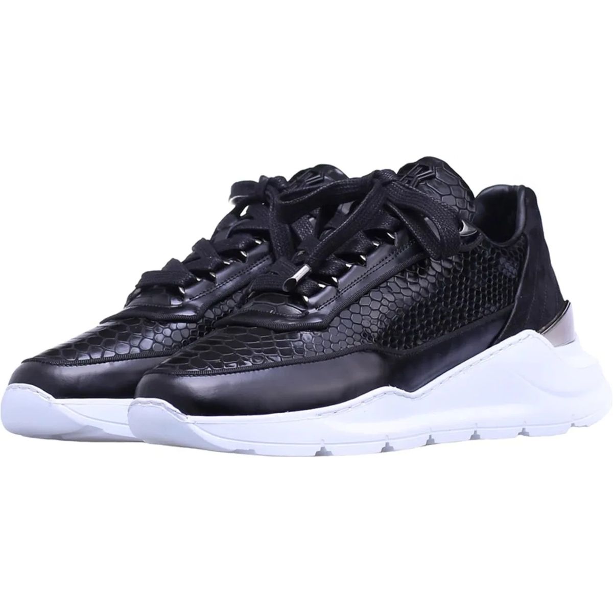 블랙 로우 스니커즈 BENJAMIN BERNER BnJ0118 hector brush schwarz                        Low-Top Sneaker A0526945