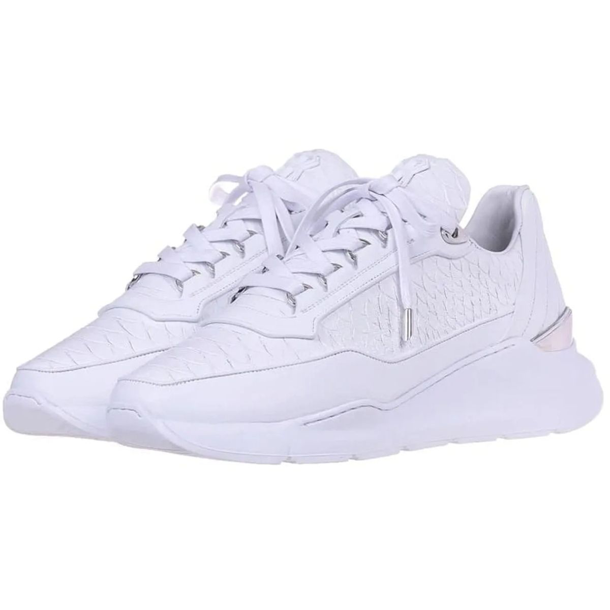 스니커즈 화이트 로우 BENJAMIN BERNER Heren Sneaker weiß                        Low-Top Sneaker A0550053