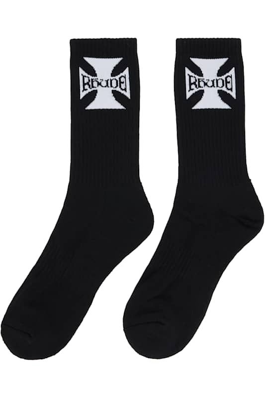 블랙 로고 삭스 Black 'Rhude Boys' Logo Socks 17842681