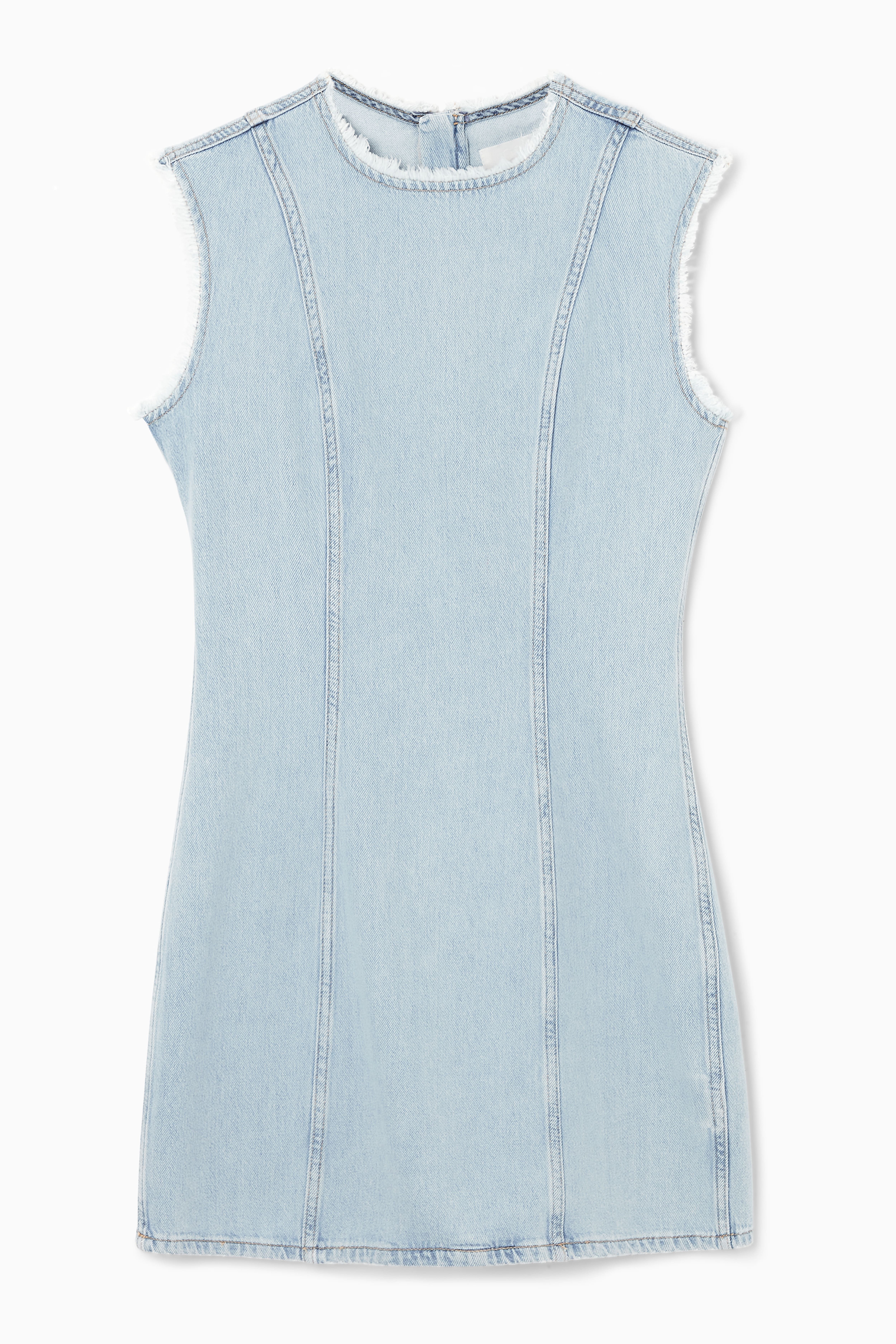 패널드 데님 미니 드레스 PANELLED DENIM MINI DRESS 1223228002