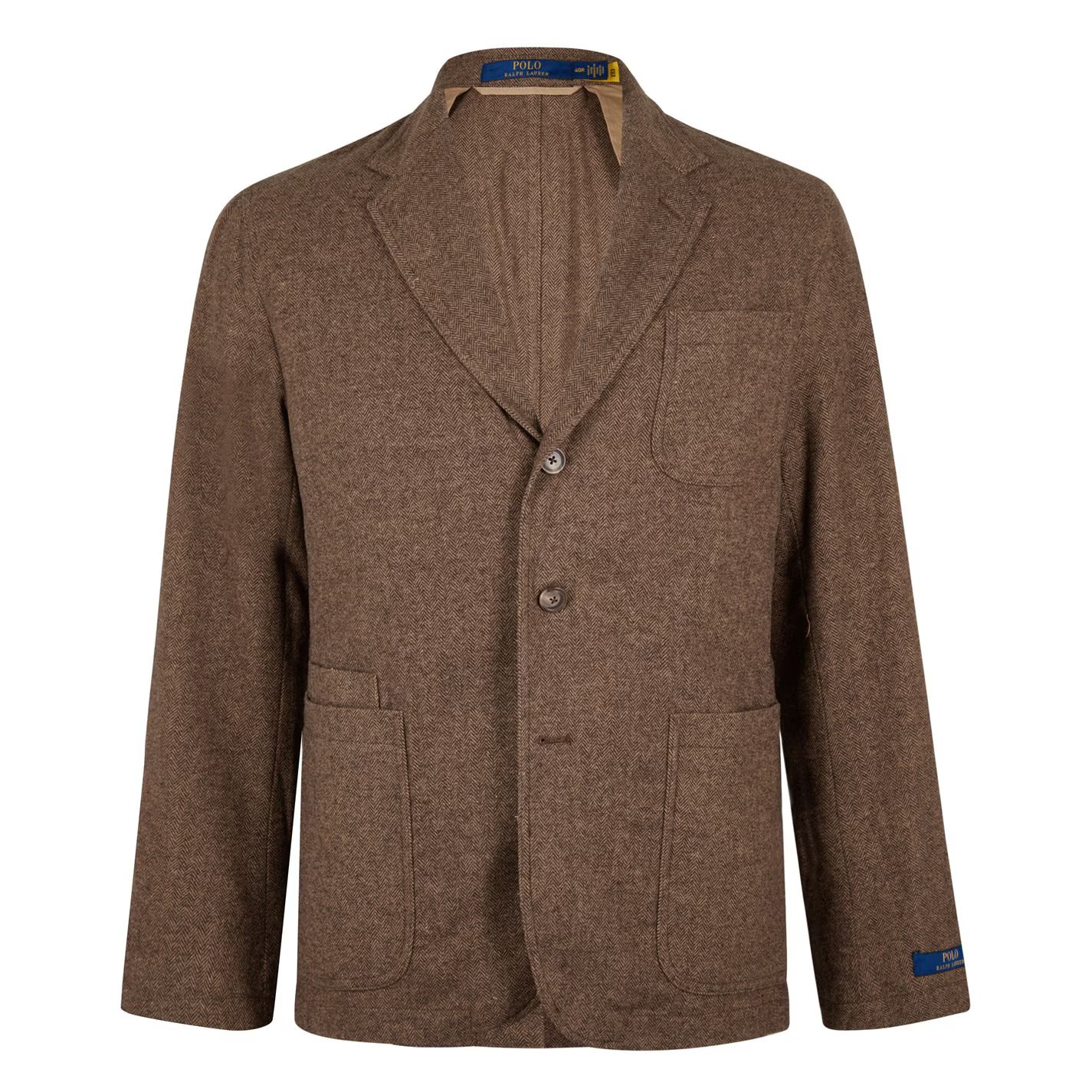 헤링본 블레이저 Modern Herringbone Blazer 604043 Brown/Tan