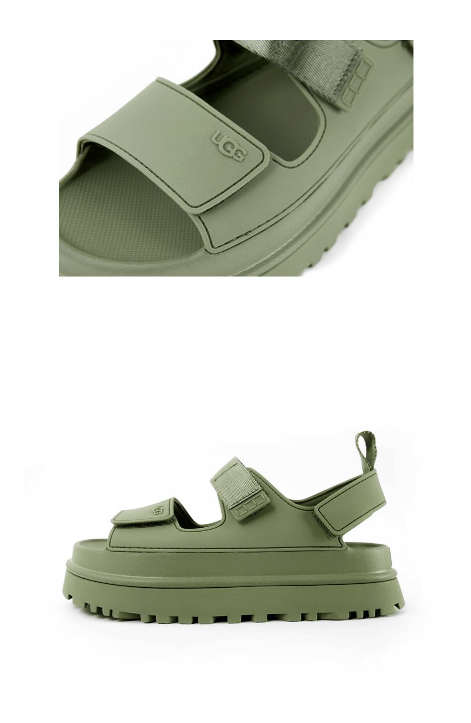 올리브  골든 글로우 플랫폼 샌들 5CM 1152685 OLIVE 1280