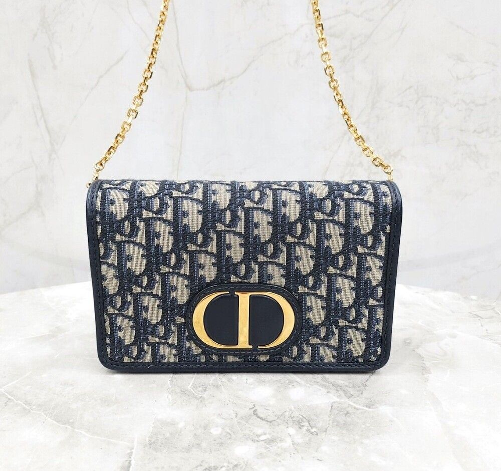 Dior Oblique Jacquard Montain Two-in-One Belt Bag Chain Bag