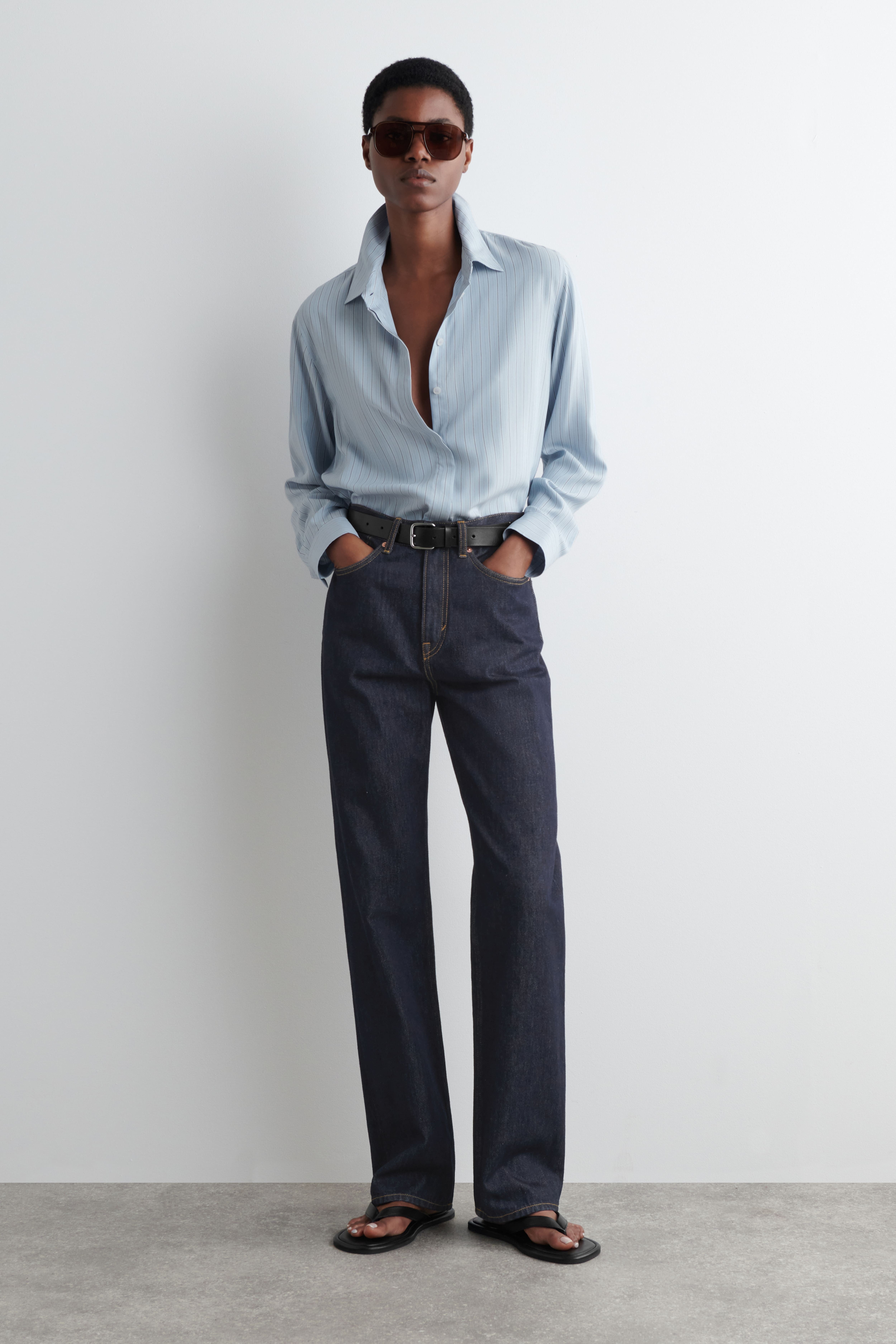 릴렉스 스트라이프 셔츠 RELAXED STRIPED SHIRT 1269599001