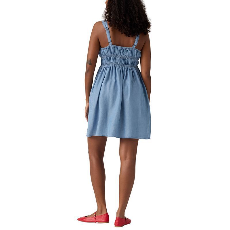 여성 코튼 드레스 Women's Ambrey Cotton Dress 21552804 Deep Blue Orchid Tencel Denim