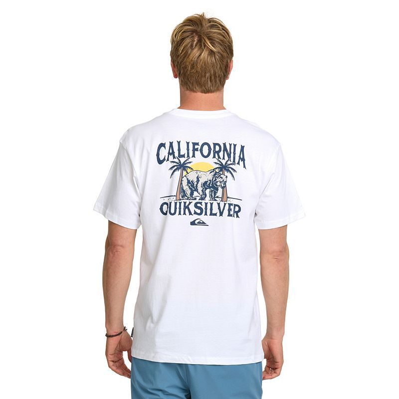 남성 캘리포니아 베어 세트 숏 슬리브 티셔츠 Men's California Bear Set Short Sleeve T-Shirt 20737270 White