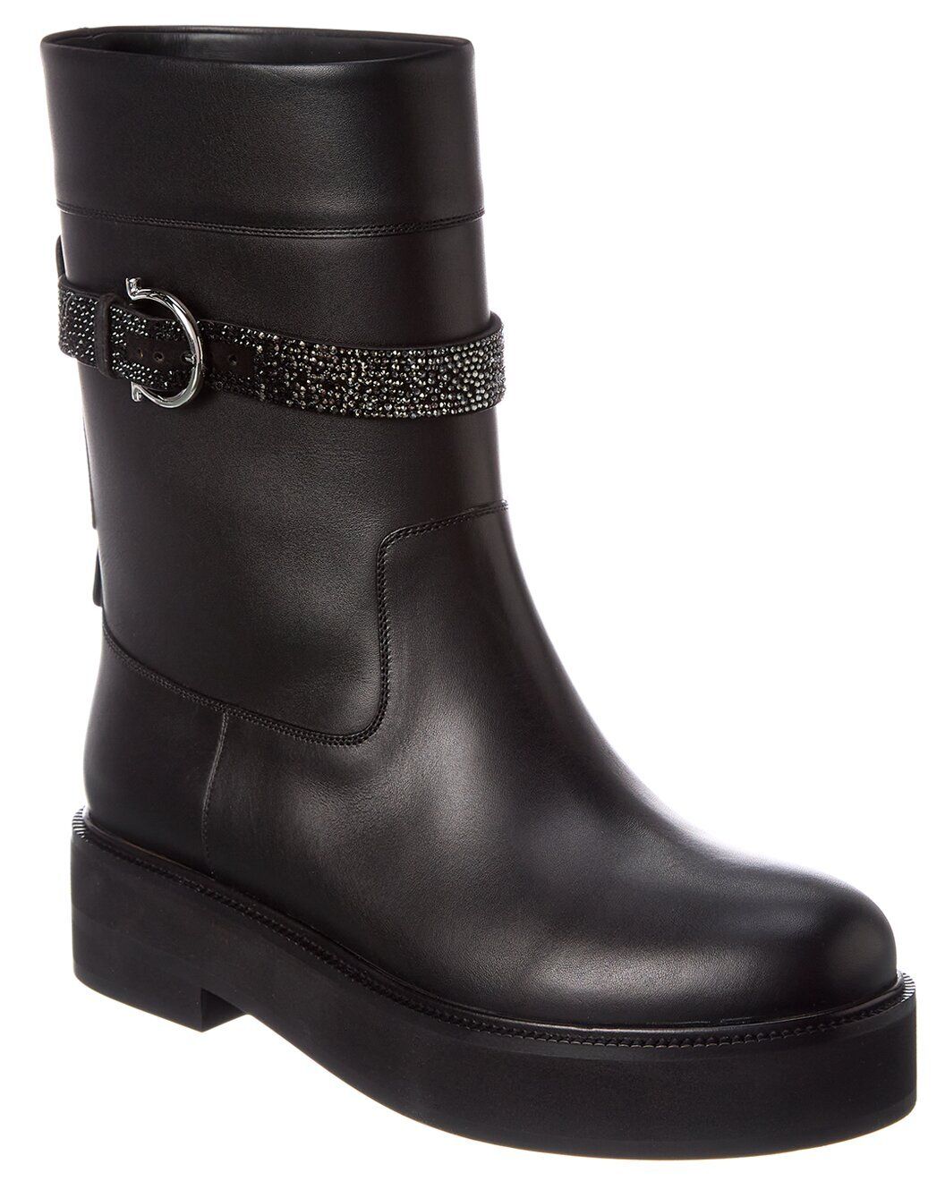 크리스탈 엠보 가죽 부츠 Ean Crystal Embellished Leather Boot 270583643