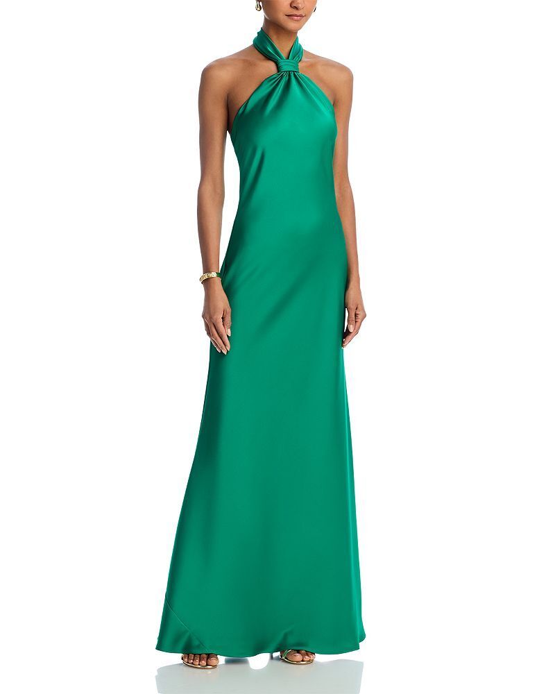 벨트 드레스 Knot Halter Gown - Exclusive 5411488