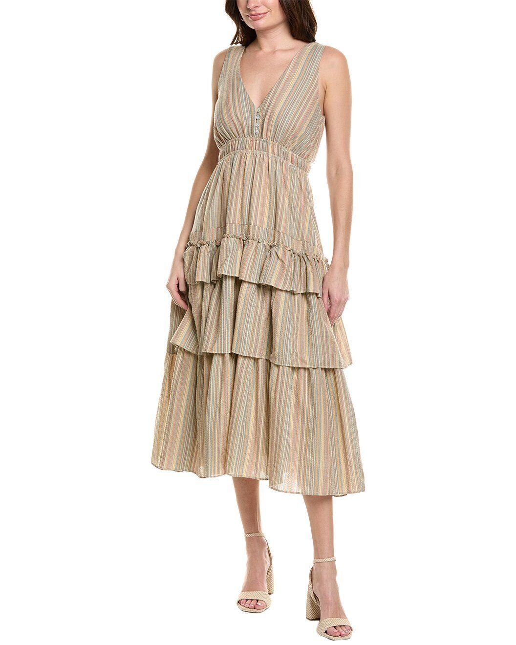 미디 드레스 Tiered Midi Dress 275128396