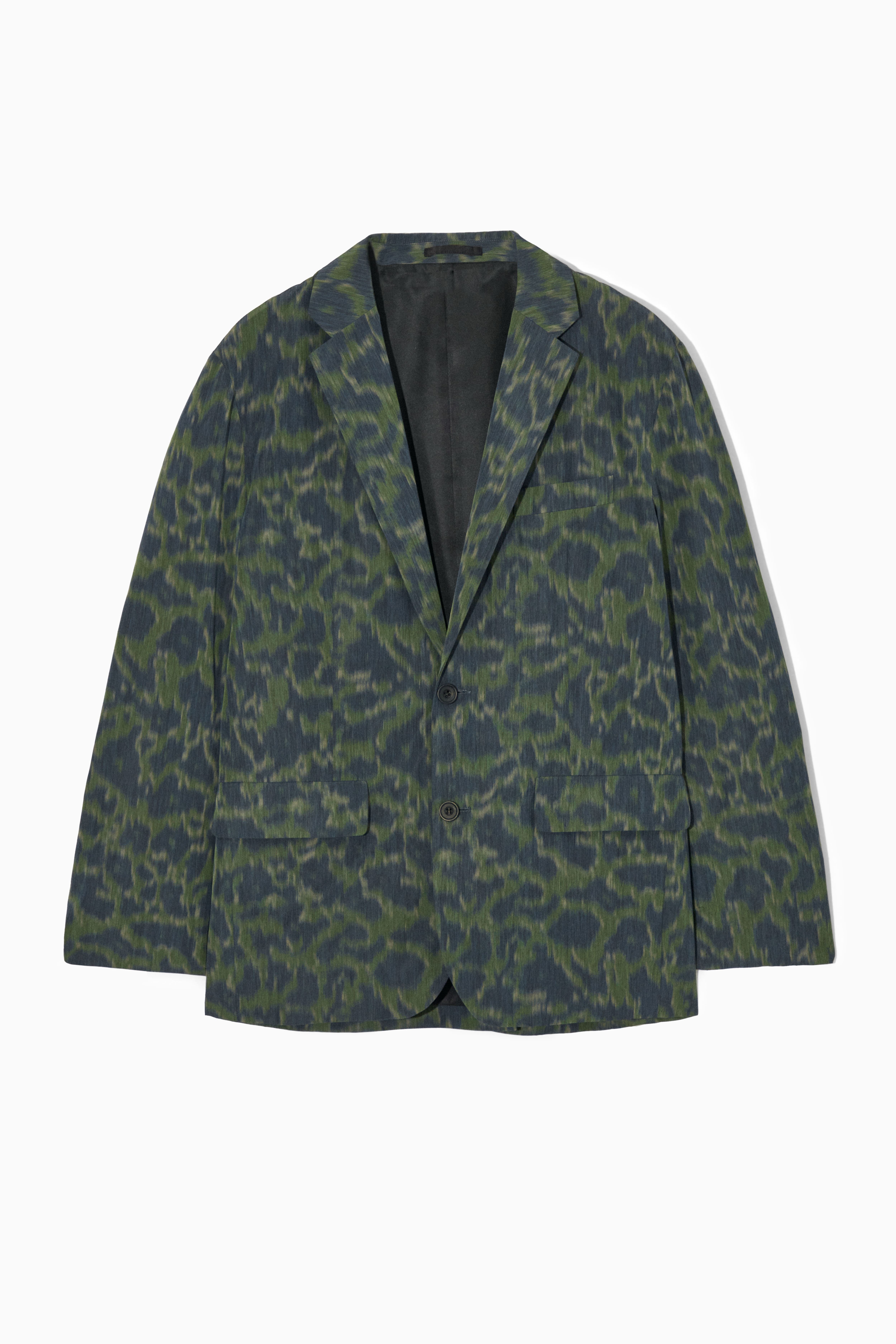 블레이저 레귤러 ANIMAL-JACQUARD SINGLE-BREASTED BLAZER - REGULAR 1203158001