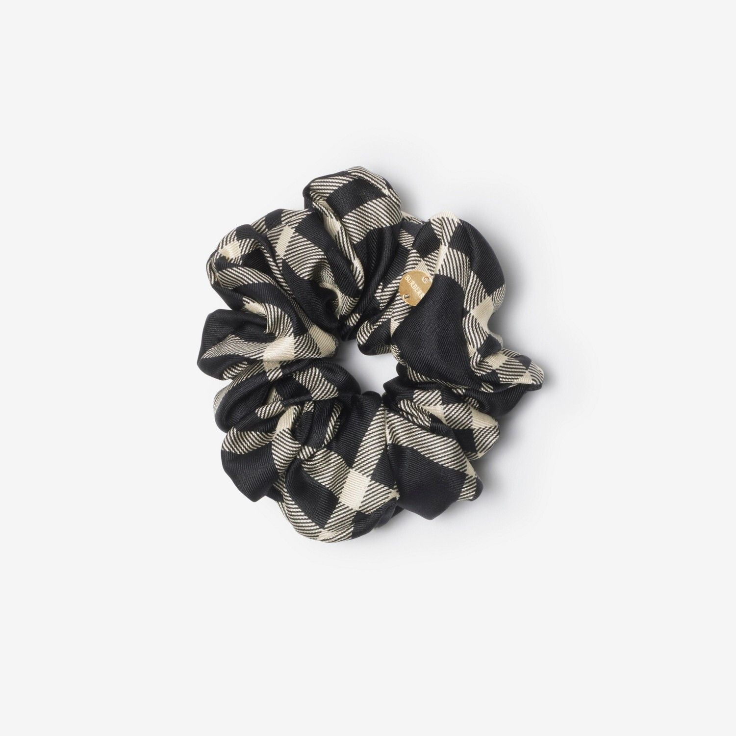 버버리 체크 실크 헤어밴드 Check Silk Scrunchie 81109321