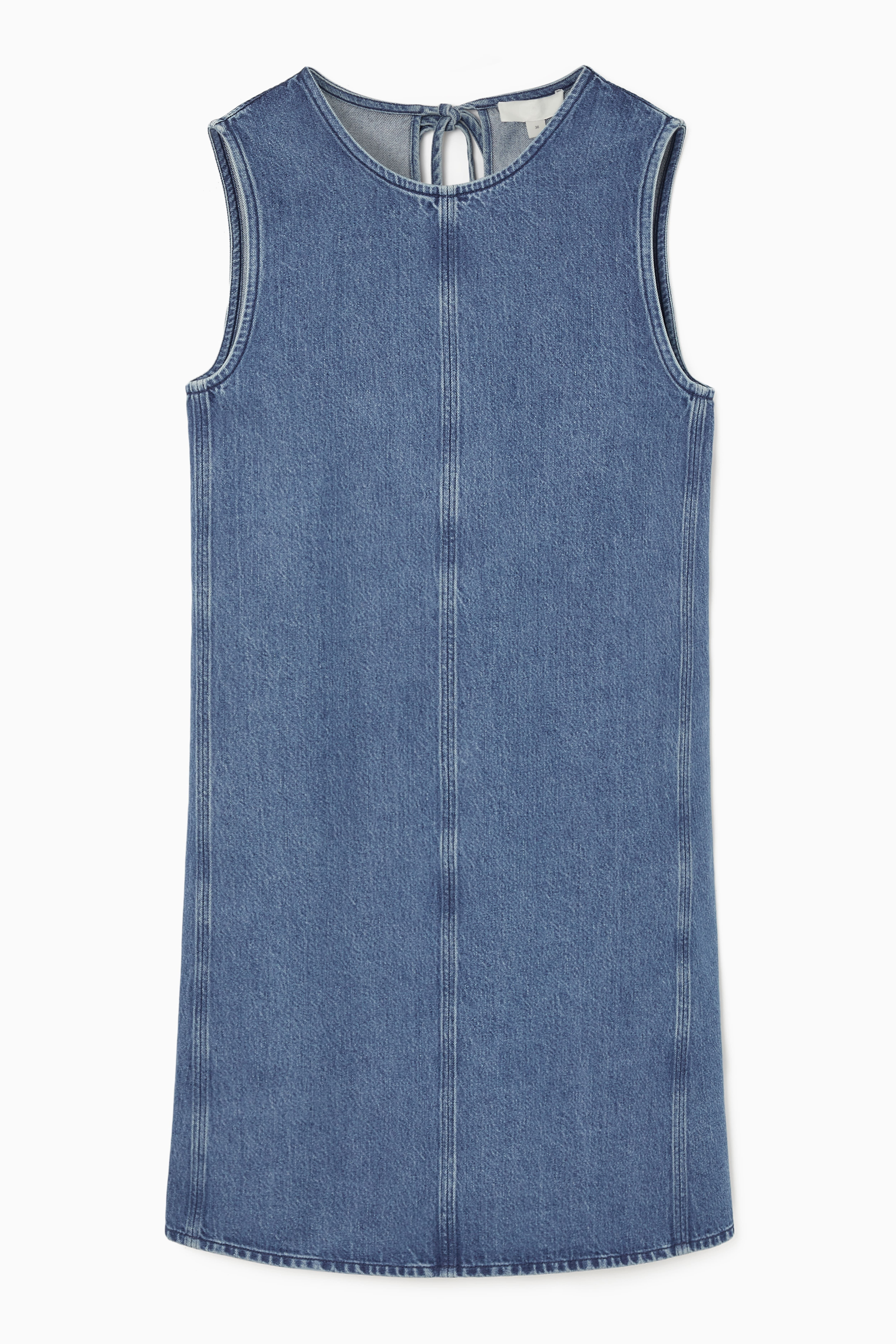 데님 시프트 드레스 PANELED DENIM SHIFT DRESS 1227717001