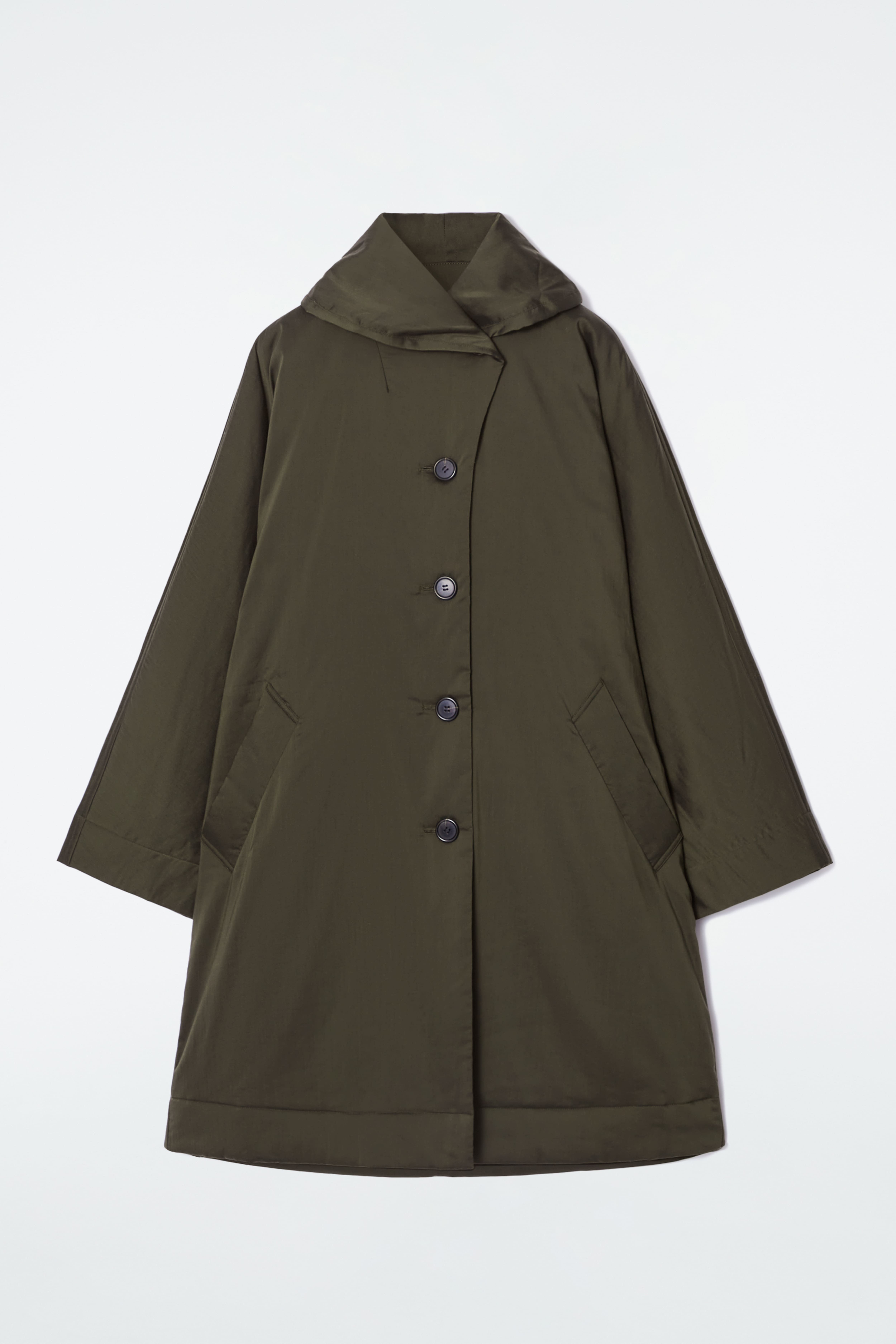 오버사이즈 숄 카라 패디드 코트 OVERSIZED SHAWL-COLLAR PADDED COAT 1245822001