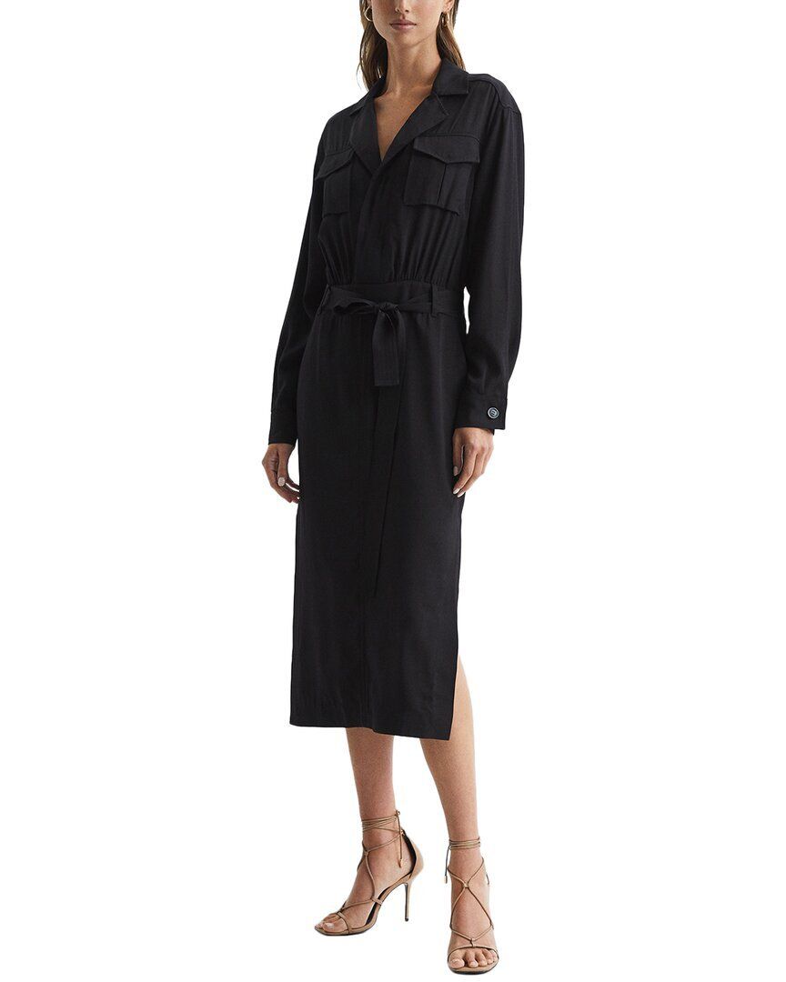사파리 미디 드레스 Reiss Gail Safari Midi Dress 277776963