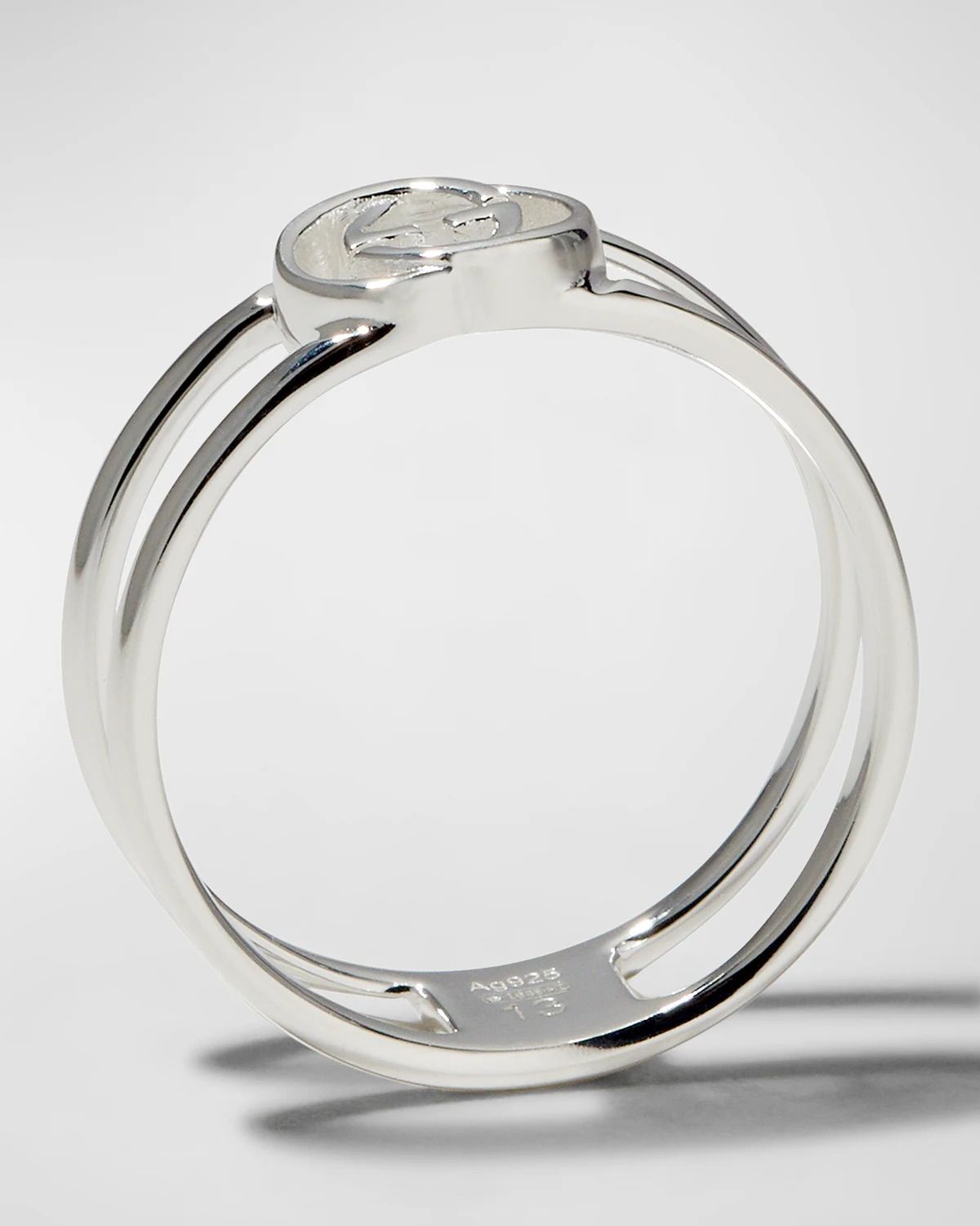구찌(Gucci) | 구찌 6mm 인터로킹 G 링 237700093SILVER 반지 Interlocking Ring ...