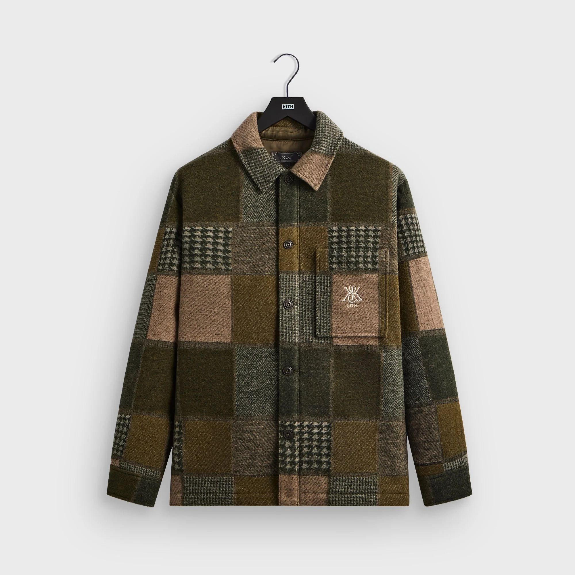 Kith | Kith 패치워크 울 코치 재킷 khm011038-338 자켓 Patchwork 
