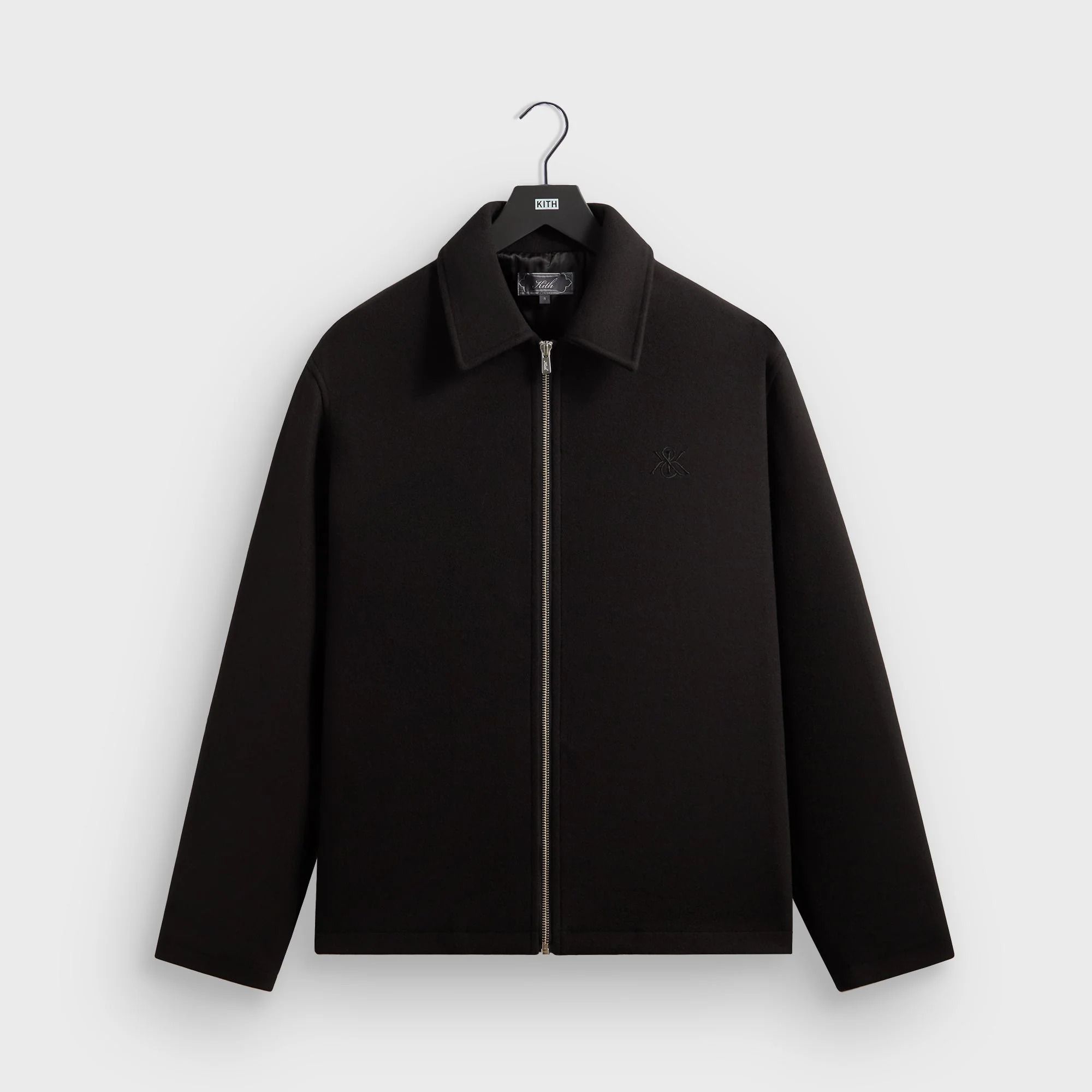 Kith | Kith 레인 코치 재킷 블랙 khm010965-001 저지 자켓 Felted 
