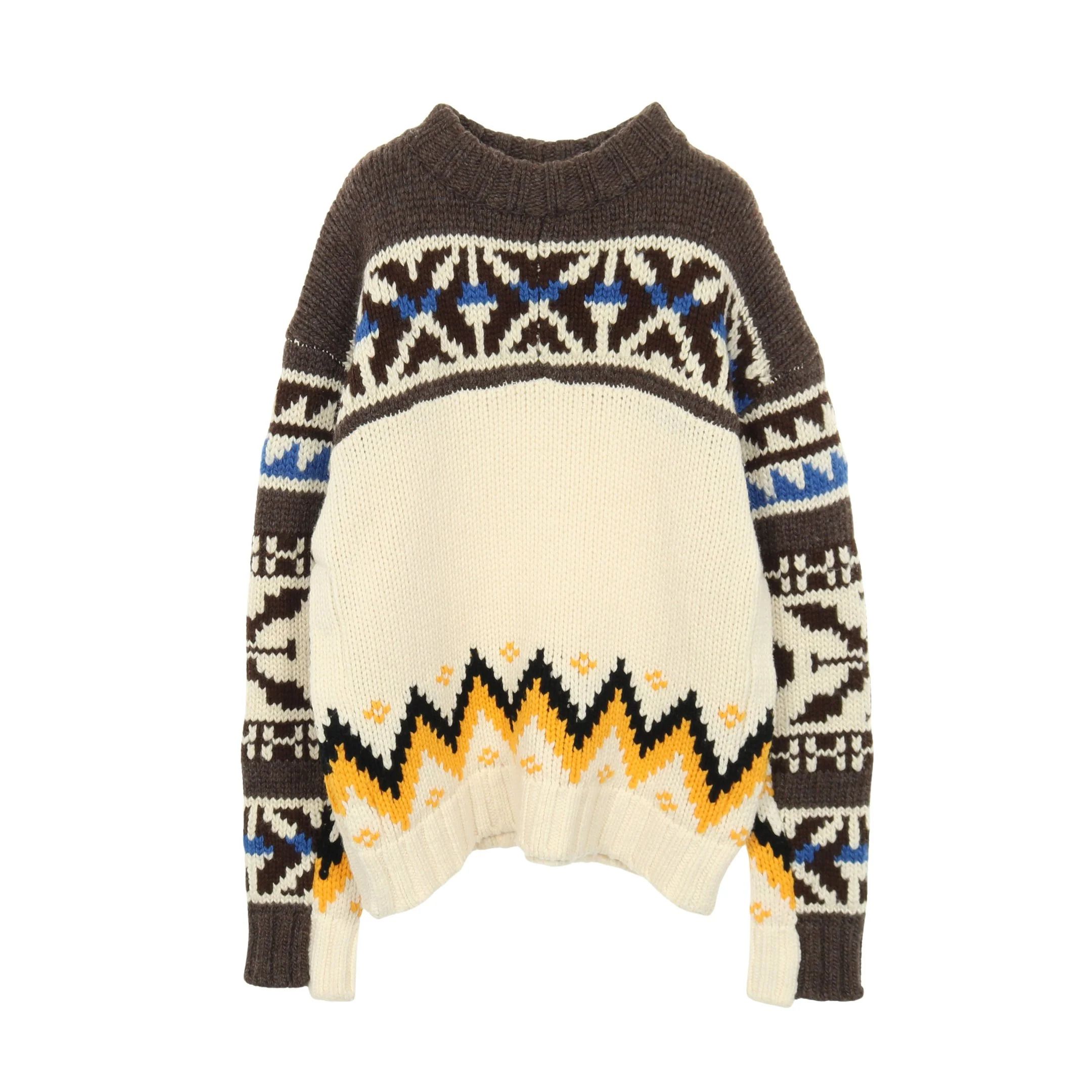 ニット/セーター sacai 22AW Nordic KnitPullover 22-02908M 사카이(Sacai) | 사카이 노르딕 니트 풀오버 사이즈 1 22-02908M 여성