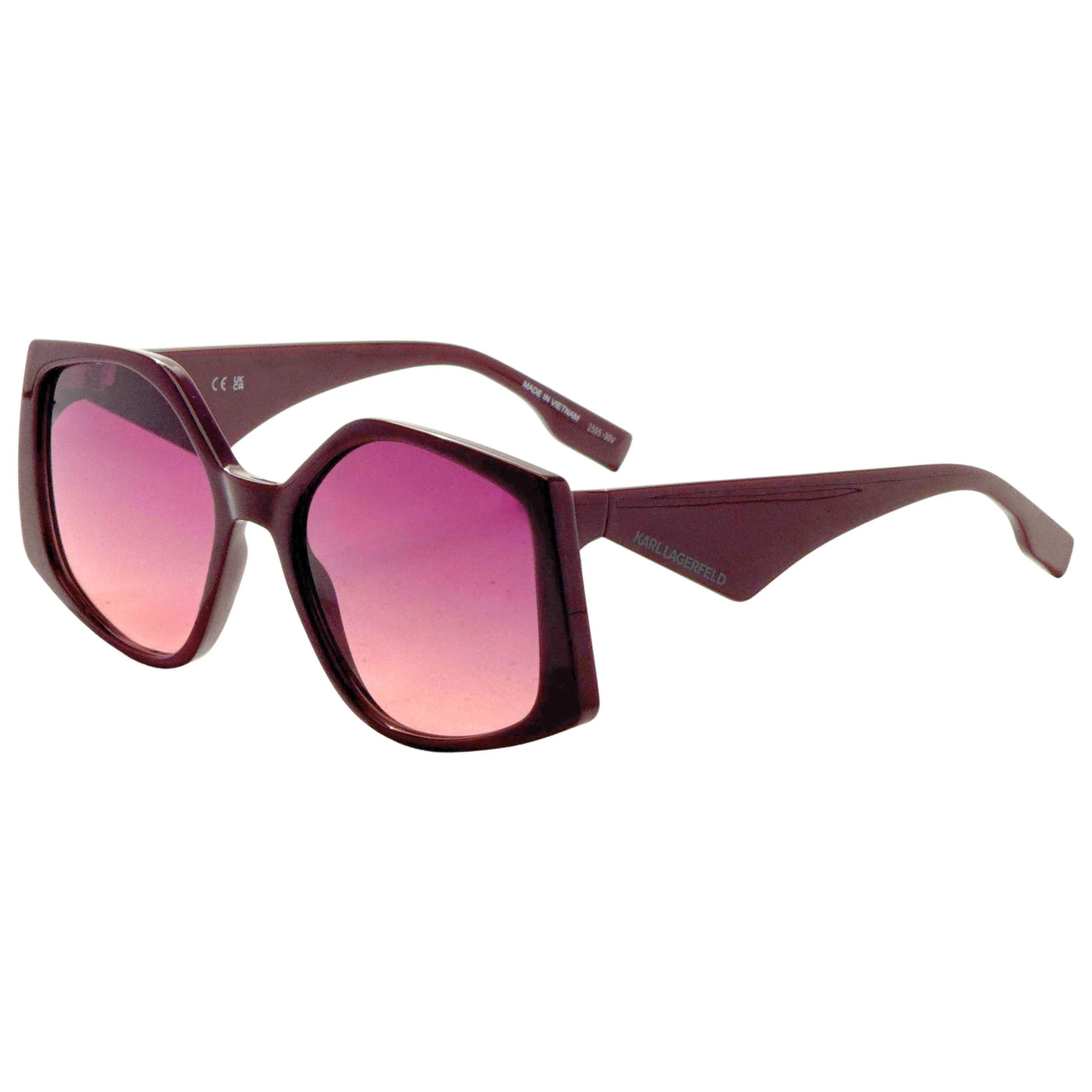 Karl Lagerfeld Red Geometric Women\'s Sunglasses Karl Lagerfeld Women main image 2