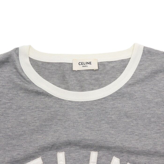 Pre-Owned グレー コットン ロゴ レディース 半袖 Tシャツ 2X13B671Q 155518543 [U]